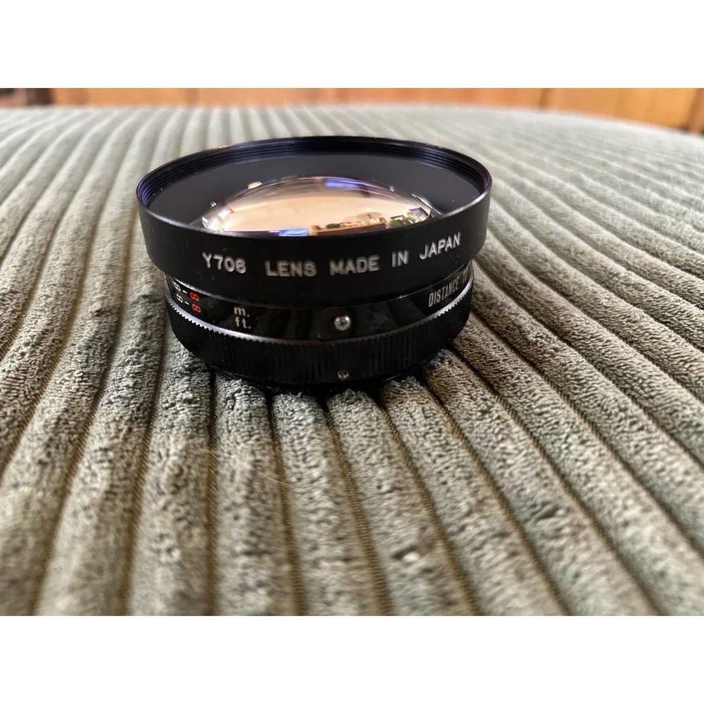 Vintage‎ Yashikor Y708 Lens Made in Japan Aux Telephoto 1:4 Camera Lens